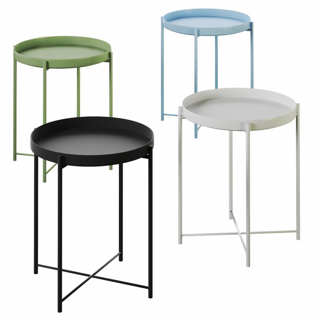 table gladom ikea 3D 모델 .c4d .max .obj .3ds .fbx .stl .blend 