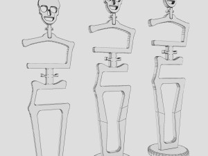 floor hanger skeleton Modelo 3D