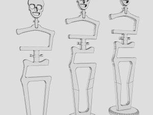 floor hanger skeleton 3D Model