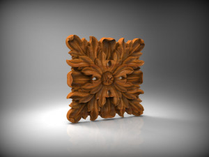 inlaid flowers 3D Model