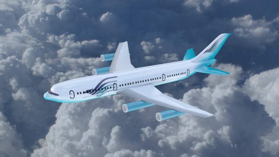 passenger airbus vy-0105 3D Model .c4d .max .obj .3ds .fbx .stl .blend