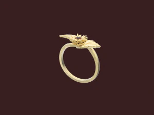 anillo girasol 3D Print Model