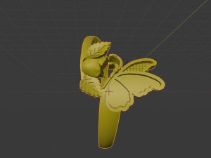 butterfly ring 3D प्रिंट मॉडल