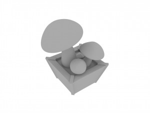 mushrooms3 3D 模型
