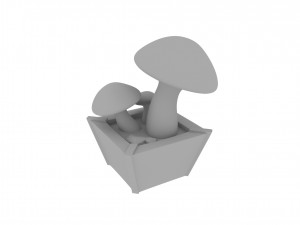 mushrooms3 Model 3D