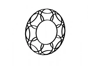 moldura de espelho Modelo 3D