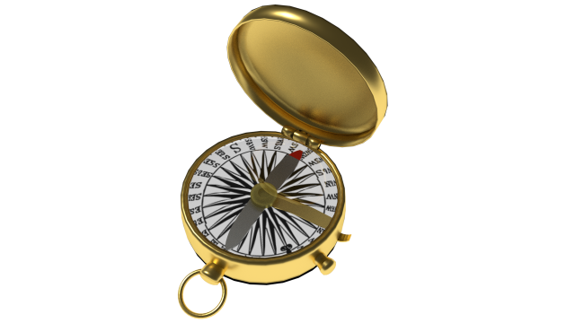 compass 3D Model .c4d .max .obj .3ds .fbx .stl .blend 