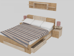 bed 3D 모델