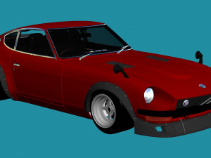 1969 nissan fairlady z 432 ps30 Modello 3D