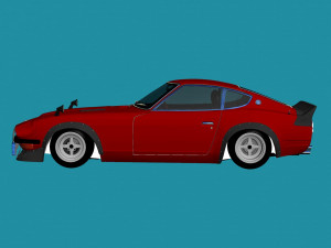 1969 nissan fairlady z 432 ps30 3D Модель