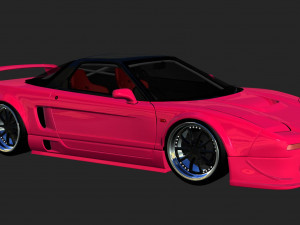 2005 honda nsx-r Model 3D