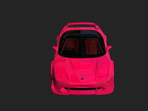 2005 honda nsx-r Modello 3D