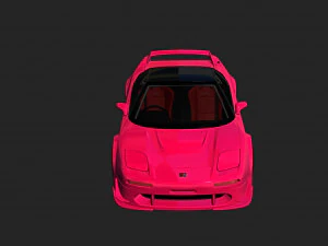 2005 honda nsx-r 3D Model
