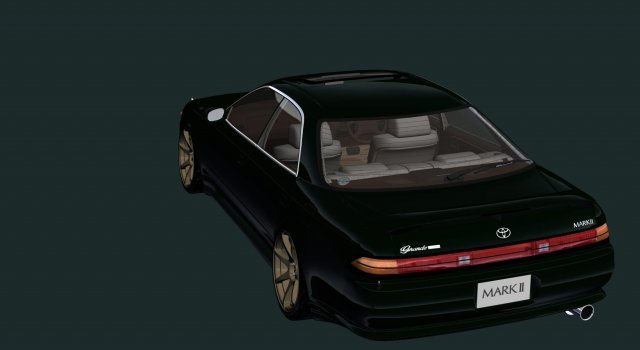 toyota mark2 jzx90 Modelo 3D .c4d .max .obj .3ds .fbx .stl .blend 