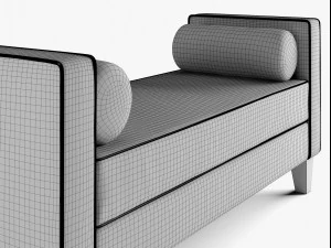 curves bench 3D Model