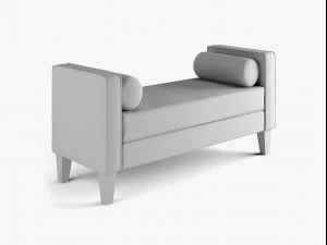 curves bench 3D Model