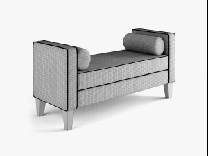 curves bench 3D Model
