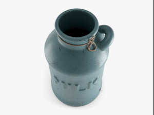 old milk jug 3D मॉडल