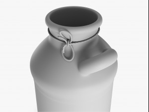 old milk jug 3D मॉडल