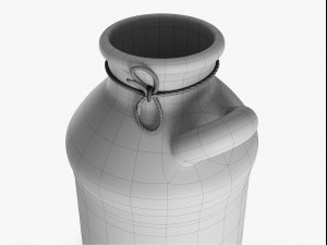 old milk jug 3D मॉडल