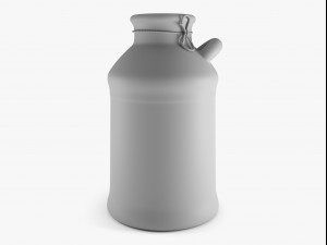 old milk jug 3D मॉडल