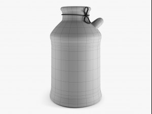 old milk jug 3D मॉडल