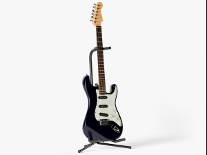 stratocaster guitar Modello 3D