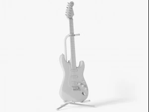 stratocaster gitar 3D Model