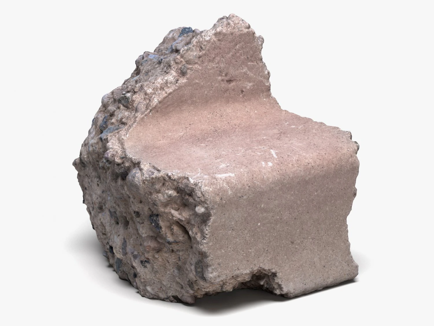concrete chunk 01 - 16k scan 3D Model .c4d .max .obj .3ds .fbx .stl .blend