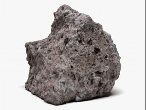 concrete chunk 01 - 16k scan 3D Model