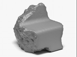 concrete chunk 01 - 16k scan 3D Model