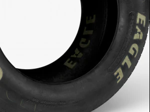 goodyear billboard tire 3D Model