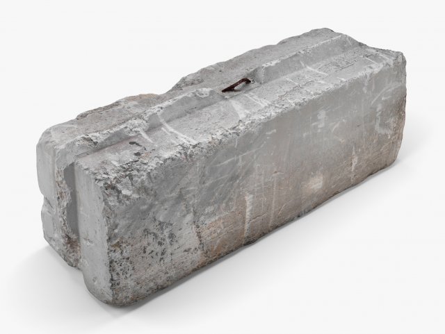 concrete block - 8k scan 3D Model .c4d .max .obj .3ds .fbx .stl .blend 