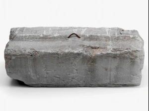 concrete block - 8k scan 3D Model