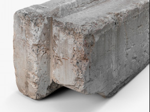concrete block - 8k scan 3D Model