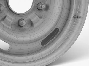 gm rally wheel 3D Model