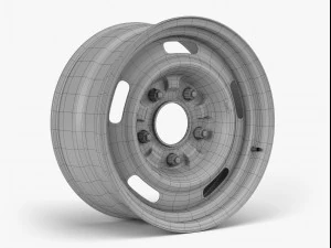 gm rally wheel 3D Model
