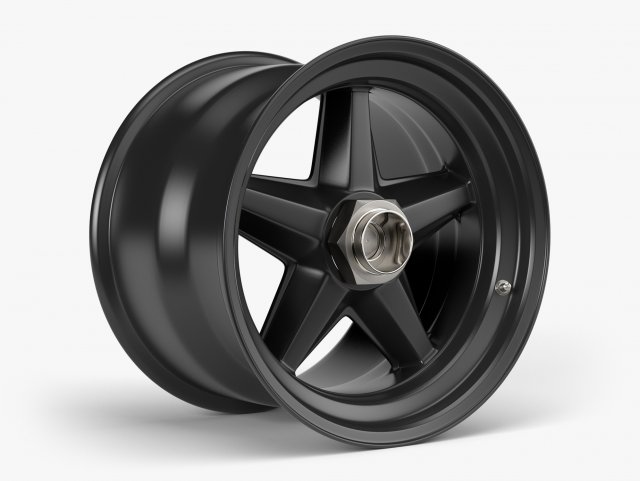 rsr centerlock wheel 3D Model .c4d .max .obj .3ds .fbx .stl .blend 