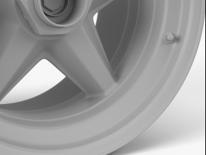 rsr centerlock wheel 3D Model
