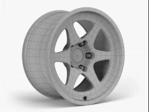 momo heritage 6 wheel 3D Model