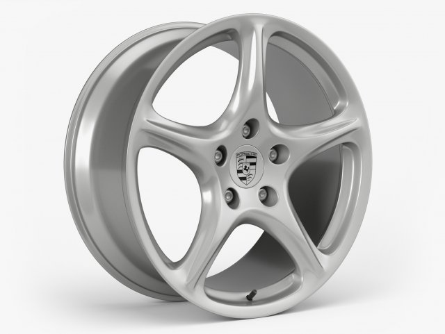 porsche carrera s wheel 3D 模型 .c4d .max .obj .3ds .fbx .stl .blend 