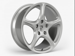 porsche carrera s wheel Modelo 3D