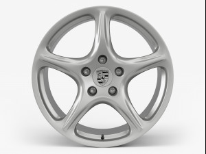 porsche carrera s wheel 3D 模型