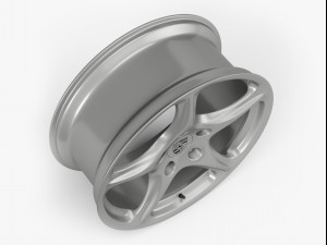 porsche carrera s wheel 3D 模型