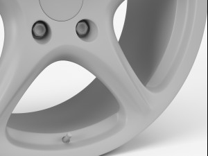 porsche carrera s wheel 3D 模型