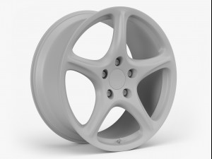 porsche carrera s wheel 3D 模型