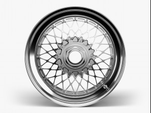 bbs e55 wheel Modèle 3D