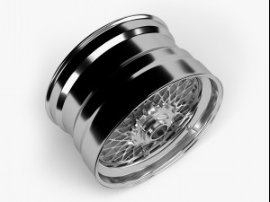 bbs e55 wheel Modèle 3D