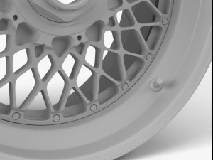 bbs e55 wheel 3D Model