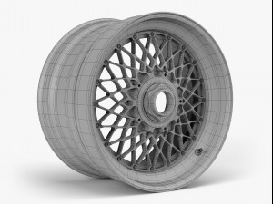 bbs e55 wheel Modèle 3D